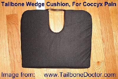 Tailbone Wedge Cushion, coccyx pain, tailbone pain