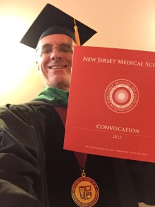 Patrick Foye, MD, at NJMS graduation 2015
