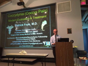 Tailbone Pain Lecture at Library, 5-25-16