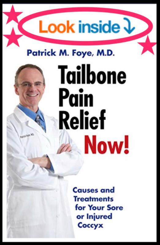 Look-Inside Tailbone Pain Book, Coccyx Pain Book