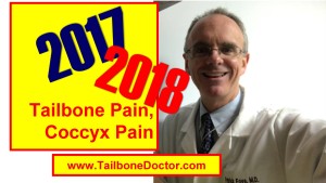 Dr. Patrick Foye, MD, discusses 2017 & 2018, regarding educational videos/articles about coccyx pain, tailbone pain, coccydynia