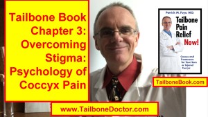 Chapter 3 of Tailbone Pain Book: Stigma, Psychology, Emotional Stress, Depression, Anxiety, associated with  Coccyx Pain. Tailbone Pain
