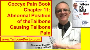 Chapter 11 of Tailbone Pain Book, Abnormal Coccyx Position Causing Coccyx Pain