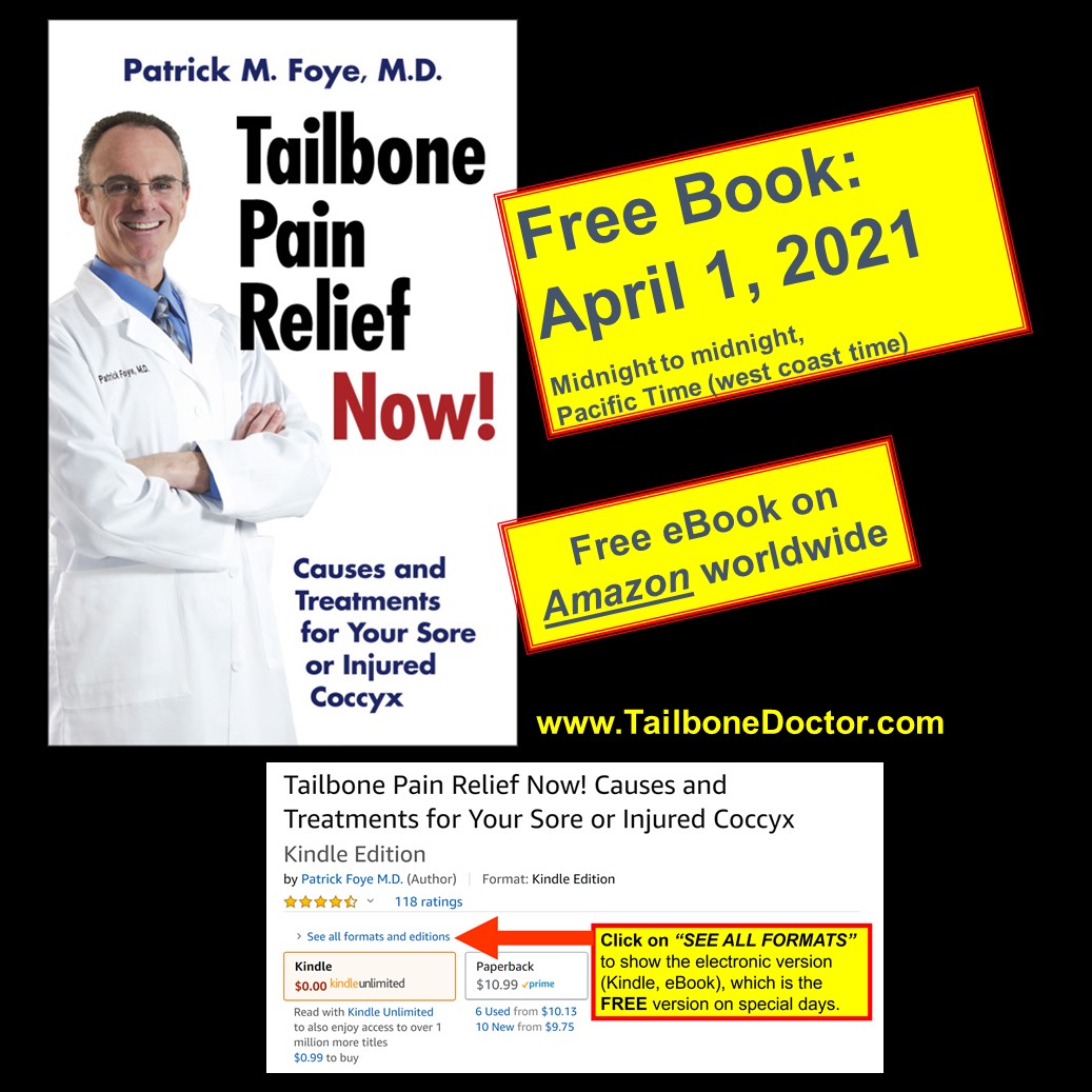 Tailbone Pain Relief Now! Causes and Treatments for Your Sore or Injured  Coccyx