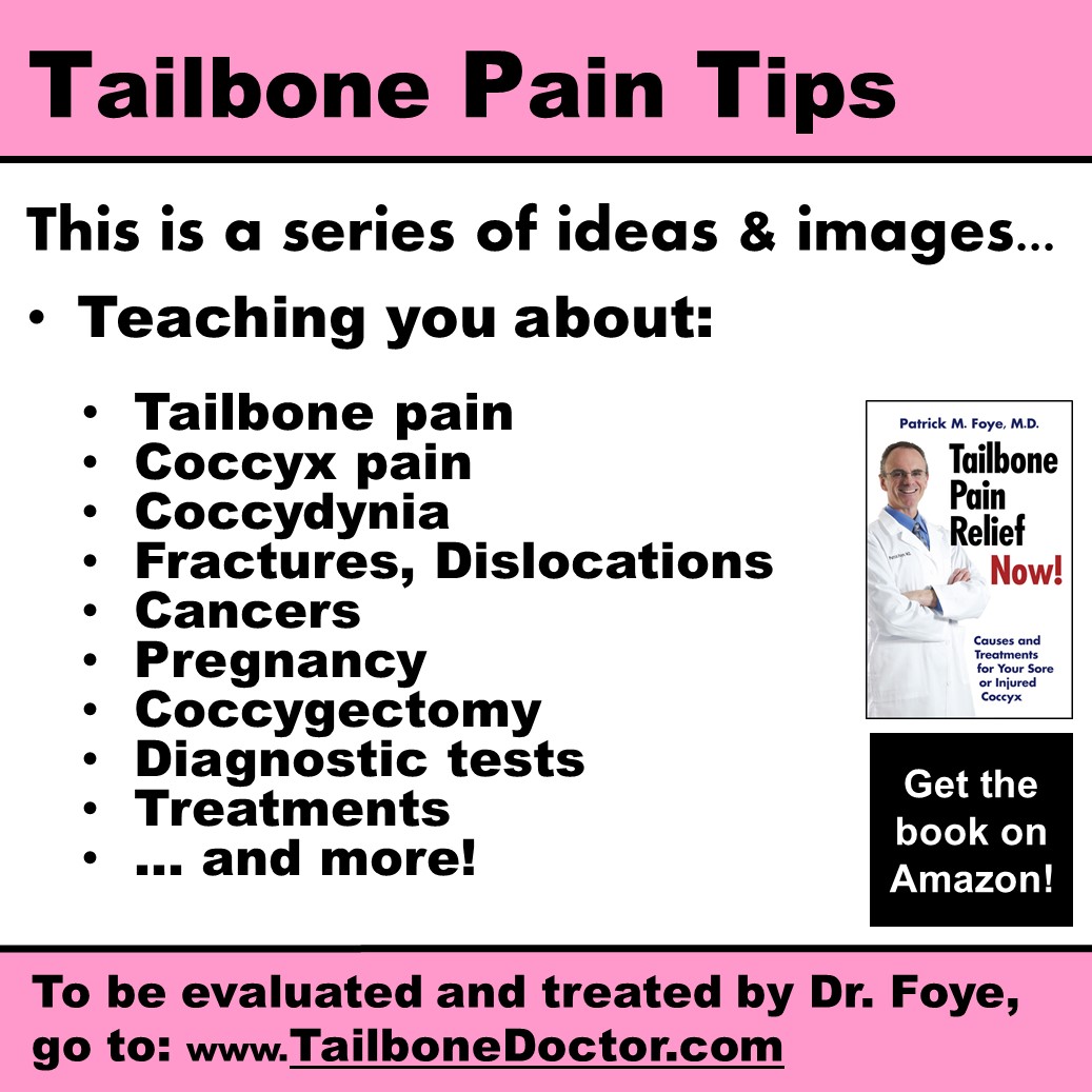 Tailbone (Coccyx) Pain Relief - Ask Doctor Jo 
