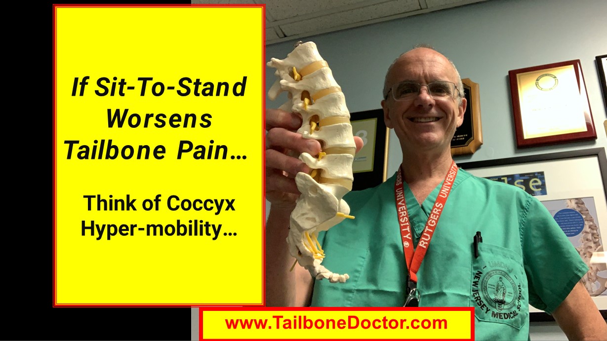 Tailbone Pain Relief IN SECONDS 